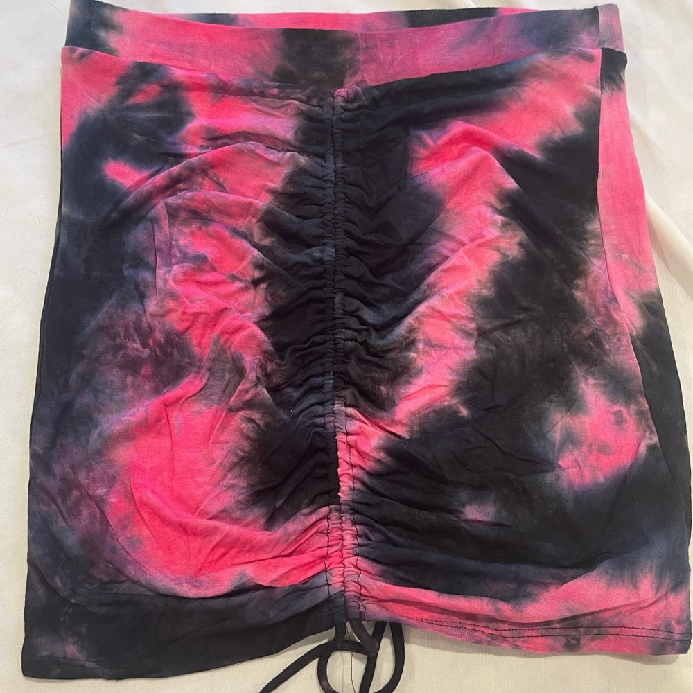 Toska tie-dye drawstring skirt
